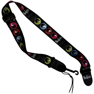 The Beatles - Sgt Pepper Faces Guitar Strap i gruppen MERCHANDISE / Merch / Pop-Rock hos Bengans Skivbutik AB (5649185)