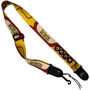 The Beatles - Yellow Submarine Portholes Guitar Strap i gruppen MERCHANDISE / Merch / Pop-Rock hos Bengans Skivbutik AB (5649224)