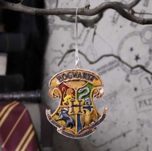 Harry Potter - Harry Potter Hogwarts Crest Hanging Ornament 8Cm i gruppen ÖVRIGT / Merchandise hos Bengans Skivbutik AB (5649462)