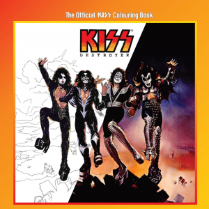 Kiss - The Official Kiss Colouring Book i gruppen Minishops / Rock N' Roll Colouring Books hos Bengans Skivbutik AB (5649605)
