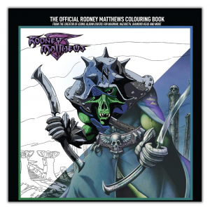 Rodney Matthews - The Official Rodney Matthews Colouring Book  i gruppen Minishops / Rock N' Roll Colouring Books hos Bengans Skivbutik AB (5649606)