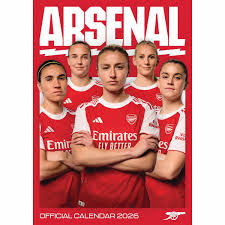 Arsenal Fc Womens - 2026 A3 Calendar  i gruppen MERCHANDISE / Kalender / Sport hos Bengans Skivbutik AB (5649945)