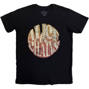 Alice In Chains - Gradient Logo Uni Bl T-Shirt i gruppen MERCHANDISE / T-shirt / Pop-Rock hos Bengans Skivbutik AB (5650167r)