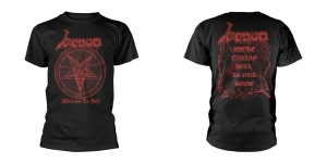 Venom - T/S Welcome To Hell (Red) (L) i gruppen MERCHANDISE / T-shirt / Hårdrock hos Bengans Skivbutik AB (5650474)