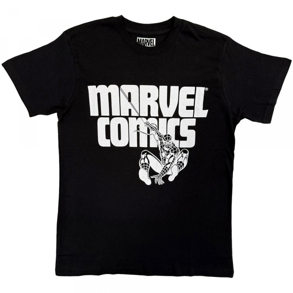 Marvel - Spider-Man Marvel Comics Uni Bl T-Shirt i gruppen MERCH / Kläder / T-shirts hos Bengans Skivbutik AB (5651283r)