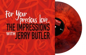Impressions The - For Your Precious Love (Red Marbled i gruppen VINYL / Kommande / RnB-Soul hos Bengans Skivbutik AB (5651618)