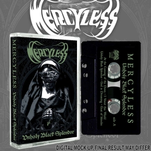 Mercyless - Unholy Black Splendor (Mc) i gruppen Kommande / Hårdrock hos Bengans Skivbutik AB (5651659)