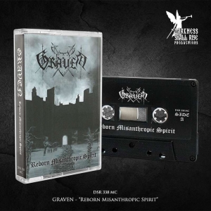 Graven - Reborn Misanthropic Spirit (Mc) i gruppen Kommande / Hårdrock hos Bengans Skivbutik AB (5652336)