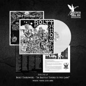 Bolt Thrower - In Battle There Is No Law (White Vi i gruppen VINYL / Kommande / Hårdrock hos Bengans Skivbutik AB (5652340)