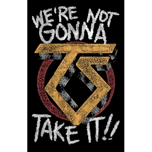 Twisted Sister - We're Not Gonna Take It Textile Poster i gruppen MERCHANDISE / Merch / Hårdrock hos Bengans Skivbutik AB (5653058)