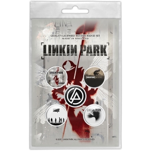 Linkin Park - Hybrid Theory Button Badge Pack i gruppen MERCHANDISE / Merch / Hårdrock hos Bengans Skivbutik AB (5653095)