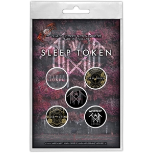 Sleep Token - Even In Arcadia Button Badge Pack i gruppen MERCHANDISE / Merch / Hårdrock hos Bengans Skivbutik AB (5653097)