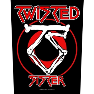 Twisted Sister - Circular Logo Back Patch i gruppen MERCHANDISE / Tygmärke / Hårdrock hos Bengans Skivbutik AB (5653105)