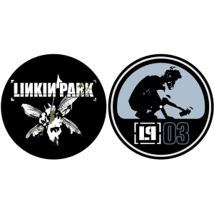 Linkin Park - Hybrid Theory / Meteora Slipmat Pair i gruppen MERCHANDISE / Merch / Hårdrock hos Bengans Skivbutik AB (5653123)