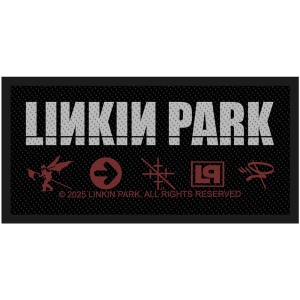Linkin Park - Hybrid Theory Logo Standard Patch i gruppen MERCHANDISE / Tygmärke / Hårdrock hos Bengans Skivbutik AB (5653129)
