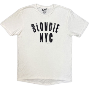 Blondie - Nyc Uni Wht T-Shirt i gruppen MERCHANDISE / T-shirt / Pop-Rock hos Bengans Skivbutik AB (5653193r)