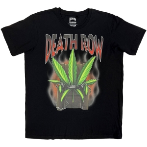 Death Row - Leaf Uni Bl T-Shirt i gruppen MERCHANDISE / T-shirt / Hip Hop-Rap hos Bengans Skivbutik AB (5653202r)