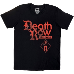 Death Row - Red Logo Uni Bl T-Shirt i gruppen MERCHANDISE / T-shirt / Hip Hop-Rap hos Bengans Skivbutik AB (5653204r)