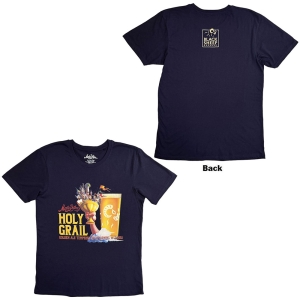 Monty Python - Holy Grail Golden Ale Uni Navy T-Shirt i gruppen MERCHANDISE / T-shirt / Film-Musikal hos Bengans Skivbutik AB (5653210r)