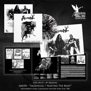 Amon - Sacrificial/Feasting The Beast (Spl i gruppen VINYL / Kommande / Hårdrock hos Bengans Skivbutik AB (5653290)
