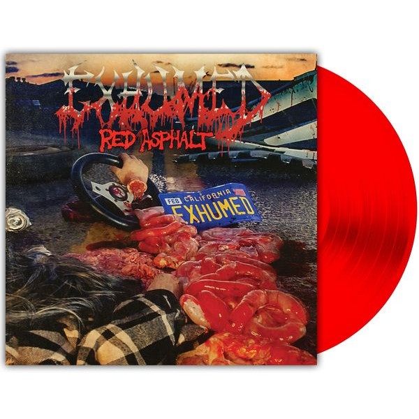 Exhumed - Red Asphalt (Blood Red Vinyl LP) i gruppen VINYL / Hårdrock hos Bengans Skivbutik AB (5653870)