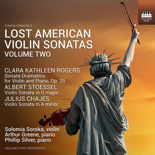 Solomia Soroka Phillip Silver Art - Lost American Violin Sonatas, Vol. i gruppen VI TIPSAR / Fredagsreleaser / 2026-04-10 hos Bengans Skivbutik AB (5656098)