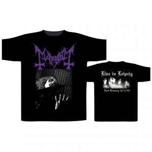 Mayhem - T/S Live In Lepizig (L) i gruppen MERCHANDISE / T-shirt / Kommande / Hårdrock hos Bengans Skivbutik AB (5656588)