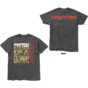 System Of A Down - Toxicity Stack Uni Char T-Shirt i gruppen MERCHANDISE / T-shirt / Nyheter / Hårdrock hos Bengans Skivbutik AB (5657663r)