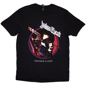 Judas Priest - Stained Class Album Circle Uni Bl T-Shirt i gruppen MERCHANDISE / T-shirt / Nyheter / Hårdrock hos Bengans Skivbutik AB (5657716r)