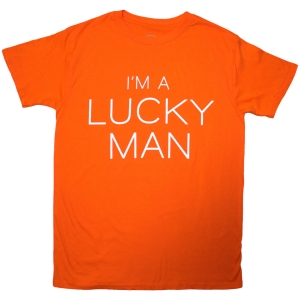 Richard Ashcroft - Lucky Man Uni Orange T-Shirt i gruppen MERCHANDISE / T-shirt / Nyheter / Pop-Rock hos Bengans Skivbutik AB (5657719r)