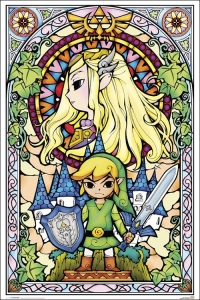 Game Poster - Zelda - Stained Glass (91,5 X 61 Cm) i gruppen MERCH hos Bengans Skivbutik AB (5658074)