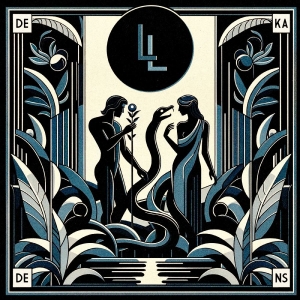 Lustans Lakejer - Dekadens (EP) i gruppen VINYL / Kommande / Pop-Rock hos Bengans Skivbutik AB (5658727)