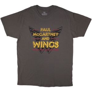 Paul Mccartney - Wings Over America 76 Uni Char T-Shirt i gruppen MERCHANDISE / T-shirt / Pop-Rock hos Bengans Skivbutik AB (5658757r)