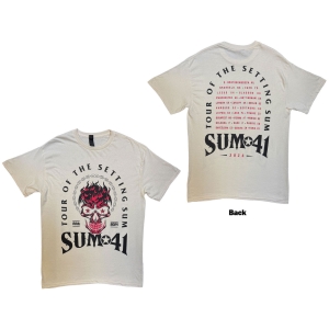 Sum 41 - Tour 24 Pt.2 Pink Skull Uni Natrl T-Shirt i gruppen MERCHANDISE / T-shirt / Kommande / hos Bengans Skivbutik AB (5658979r)