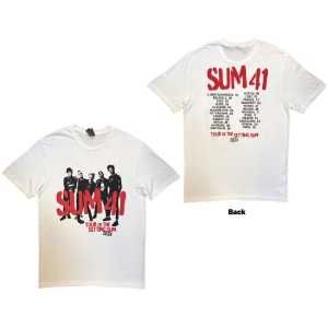 Sum 41 - Tour 24 Pt.2 Spray Paint Uni Wht T-Shirt i gruppen MERCHANDISE / T-shirt / Kommande / hos Bengans Skivbutik AB (5658980r)