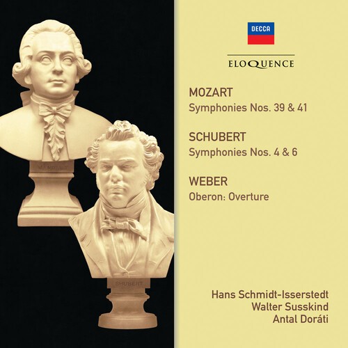 Mozart & Schubert - Symphonies i gruppen CD / Klassiskt hos Bengans Skivbutik AB (5659021)