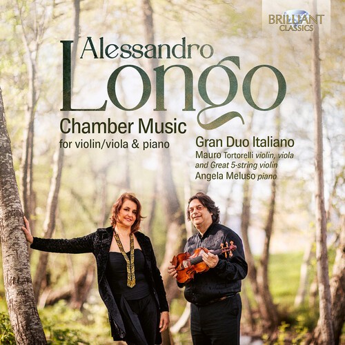 Alessandro Longo - Chamber Music For Violin/Viola & Pi i gruppen CD / Klassiskt hos Bengans Skivbutik AB (5659995)