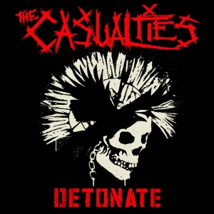 The Casualties - Detonate (Red With Black Splatter) i gruppen VINYL / Kommande / Pop-Rock hos Bengans Skivbutik AB (5660082)