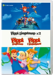 Movie - Pippi Långstrump X 2 (Animerad, Svenska) i gruppen Film / Film DVD / Animation hos Bengans Skivbutik AB (5660450)