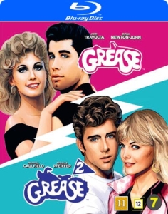 Movie - Grease 1-2 (Remastered) Bd i gruppen Film / Film Blu-ray / Musical hos Bengans Skivbutik AB (5661801)