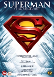 Movie - Superman Collection 1978-2006 5 Films Dv i gruppen Film / Film DVD / Action hos Bengans Skivbutik AB (5661831)