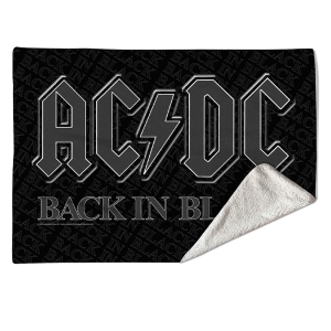 Ac/Dc - Back In Black Large Fleece Blanket i gruppen MERCHANDISE / Merch / Nyheter / Hårdrock hos Bengans Skivbutik AB (5663164)
