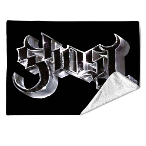 Ghost - Chrome Logo Small Fleece Blanket i gruppen MERCHANDISE / Merch / Nyheter / Hårdrock hos Bengans Skivbutik AB (5663171)