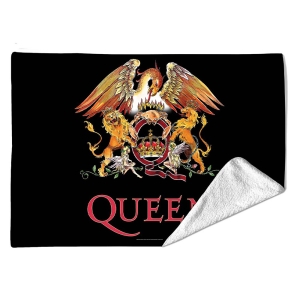 Queen - Crest Large Fleece Blanket i gruppen MERCHANDISE / Merch / Pop-Rock hos Bengans Skivbutik AB (5663183)