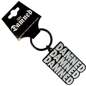 Damned - Stacked Logo Keychain i gruppen MERCHANDISE / Nyckelring / Punk hos Bengans Skivbutik AB (5663208)