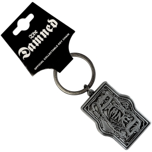 Damned - The Black Album Logo Keychain i gruppen MERCHANDISE / Nyckelring / Punk hos Bengans Skivbutik AB (5663209)