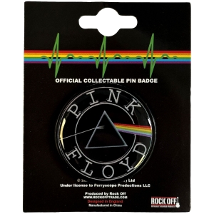 Pink Floyd - Circle Logo Pin Badge i gruppen MERCHANDISE / Pin-Button Badge / Pop-Rock hos Bengans Skivbutik AB (5663219)