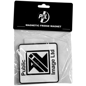 Pil - New Logo B&W Magnet i gruppen MERCHANDISE / Magnet / Pop-Rock hos Bengans Skivbutik AB (5663225)