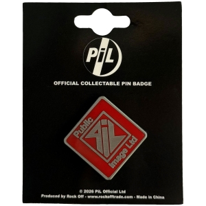 Pil - New Logo Red Pin Badge i gruppen MERCHANDISE / Pin-Button Badge / Pop-Rock hos Bengans Skivbutik AB (5663227)