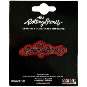 The Rolling Stones - Script Logo Pin Badge i gruppen MERCHANDISE / Pin-Button Badge / Pop-Rock hos Bengans Skivbutik AB (5663239)